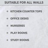 Kuber Industries Marble Design Wall Sticker for Walls | Marble Pattern| Easy to Peel, Stick & Remove DIY Wallpaper | Suitable on All Walls | Pack of 5 Roll,60 cm x 300 cm